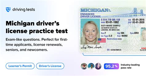 how hard is the written test michigan|michigan drivers license test.